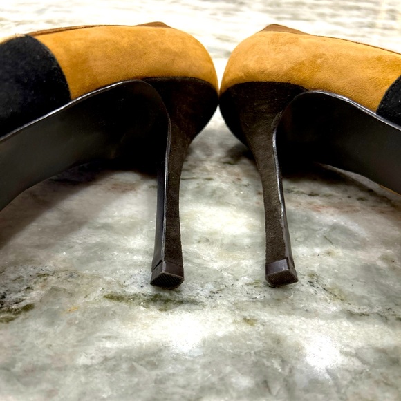 New Victoria - Secret Colin Stuart Suede Color Blocked Shoes - Picture 6 of 8